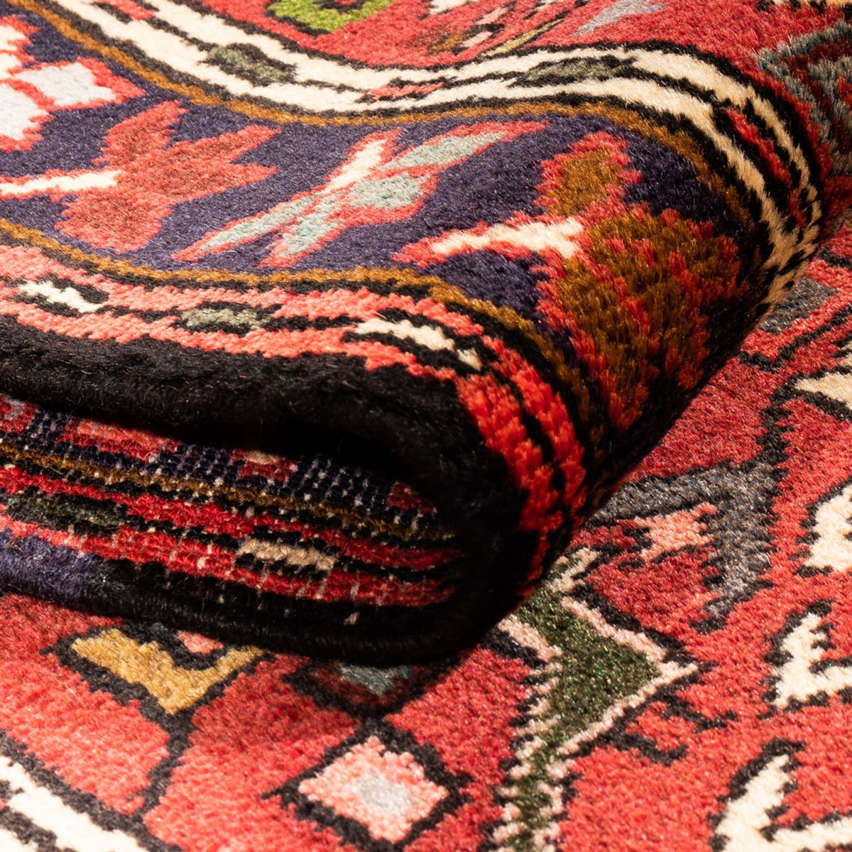 Tapis de couloir Tapis persan - Nomadic - 296 x 67 cm - rouge