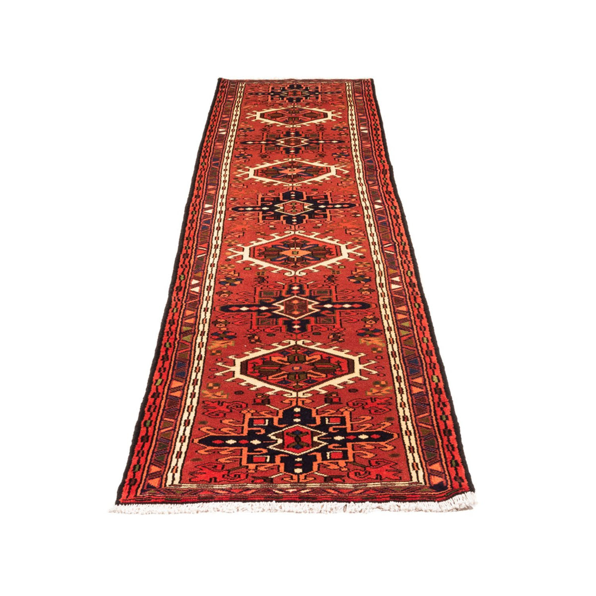 Tapis de couloir Tapis persan - Nomadic - 291 x 66 cm - rouge