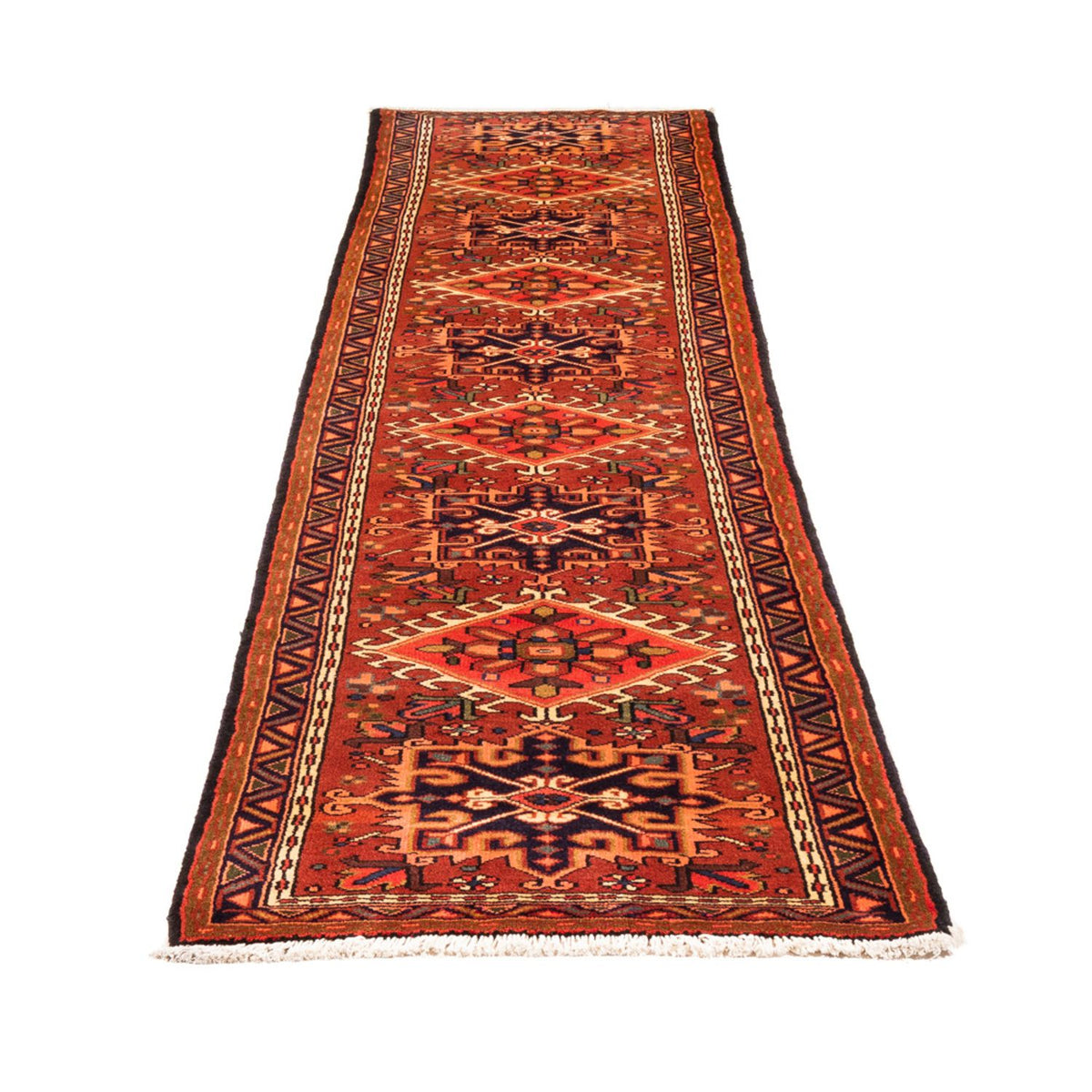 Tapis de couloir Tapis persan - Nomadic - 300 x 72 cm - rouge