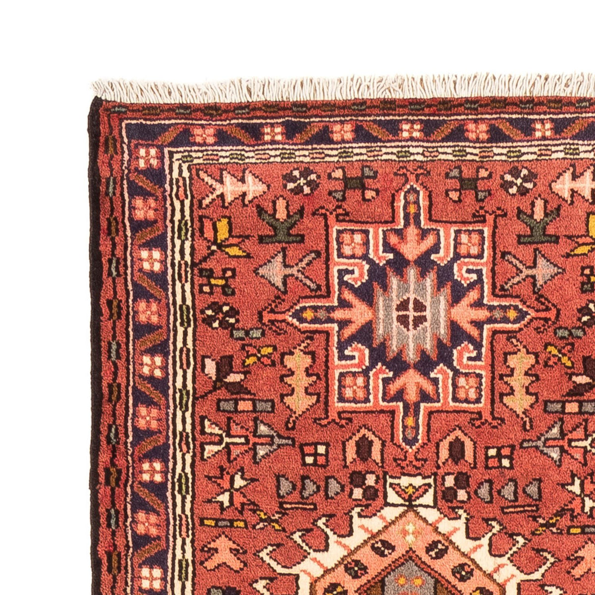 Tapis de couloir Tapis persan - Nomadic - 294 x 69 cm - rouge