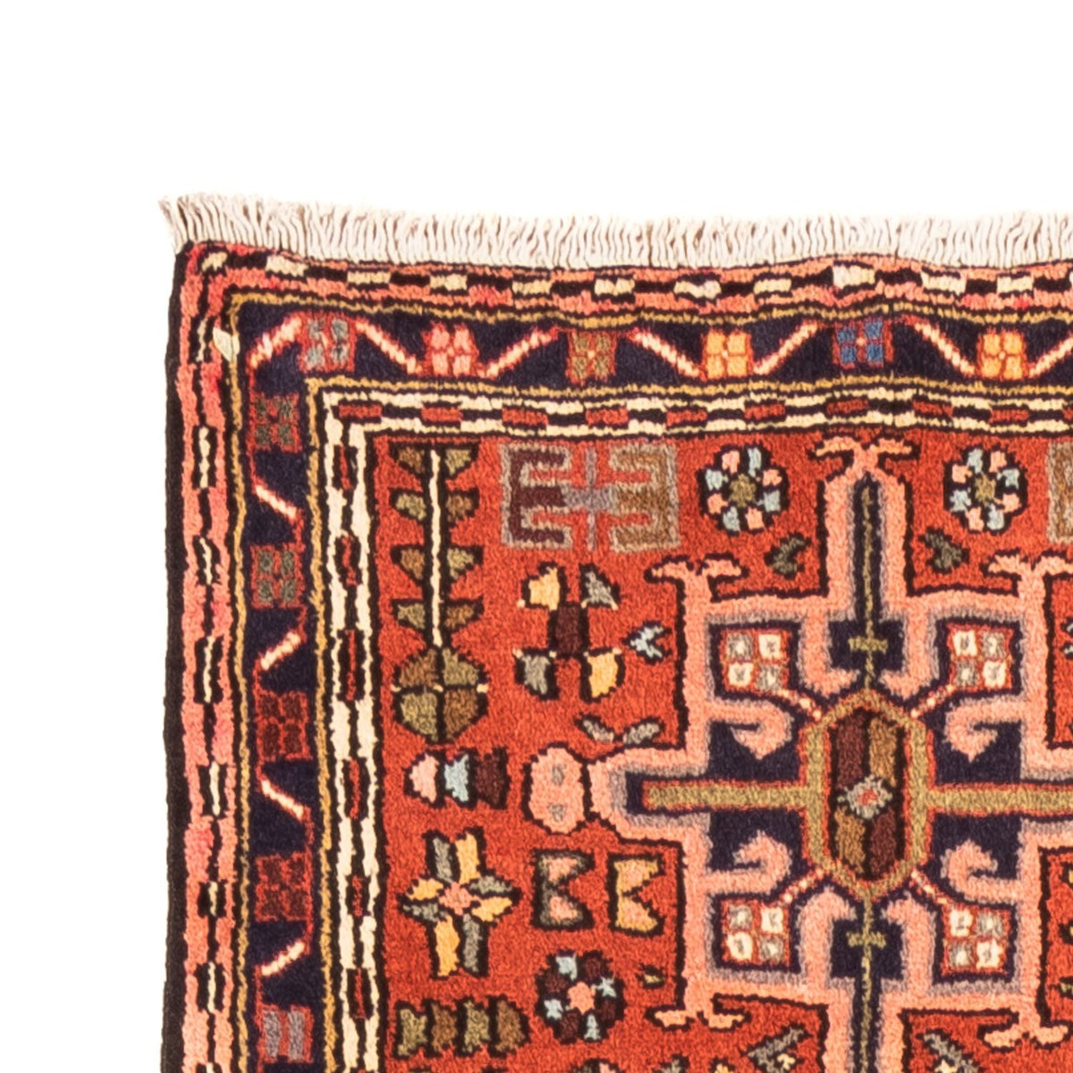 Tapis de couloir Tapis persan - Nomadic - 286 x 68 cm - rouge