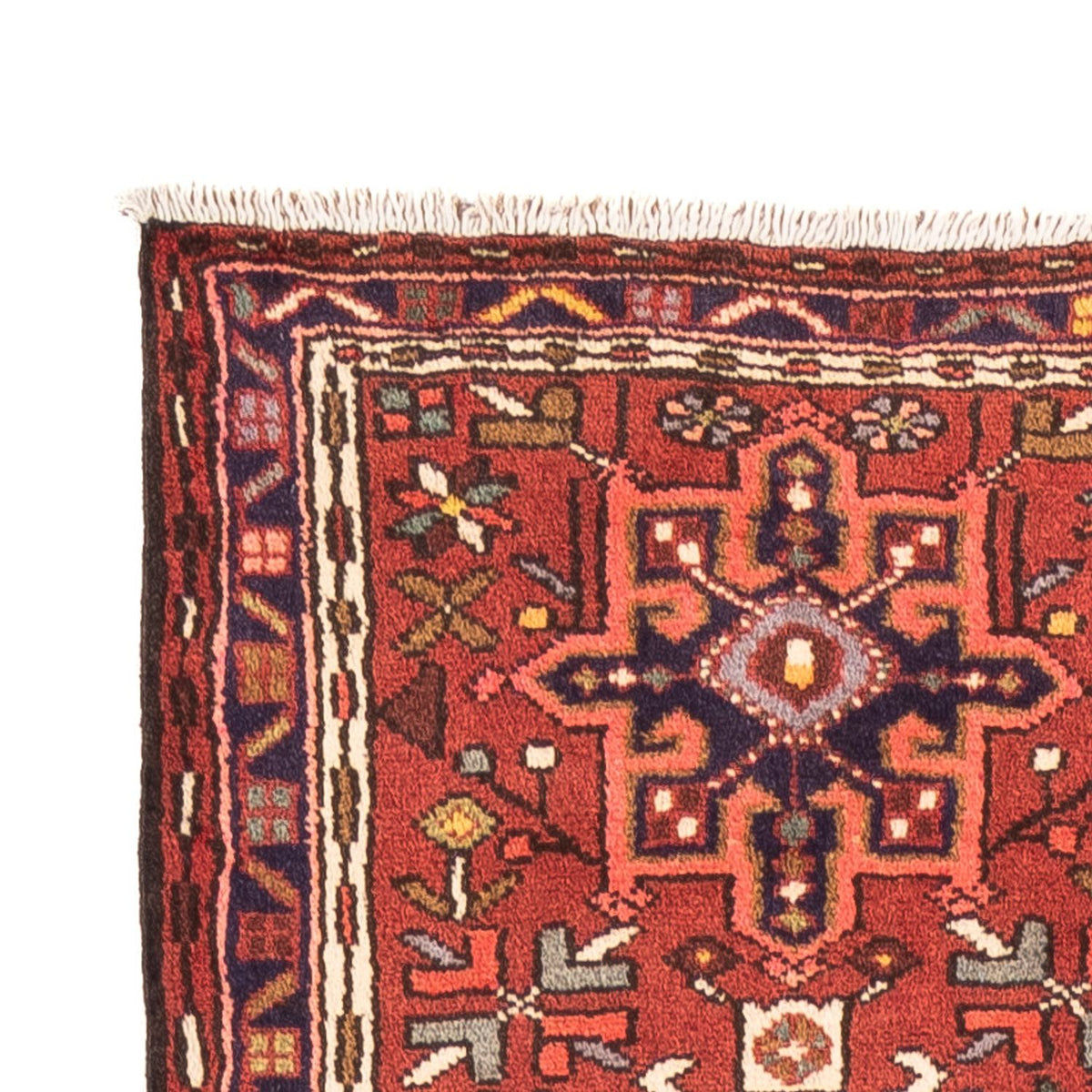 Tapis de couloir Tapis persan - Nomadic - 278 x 67 cm - rouge