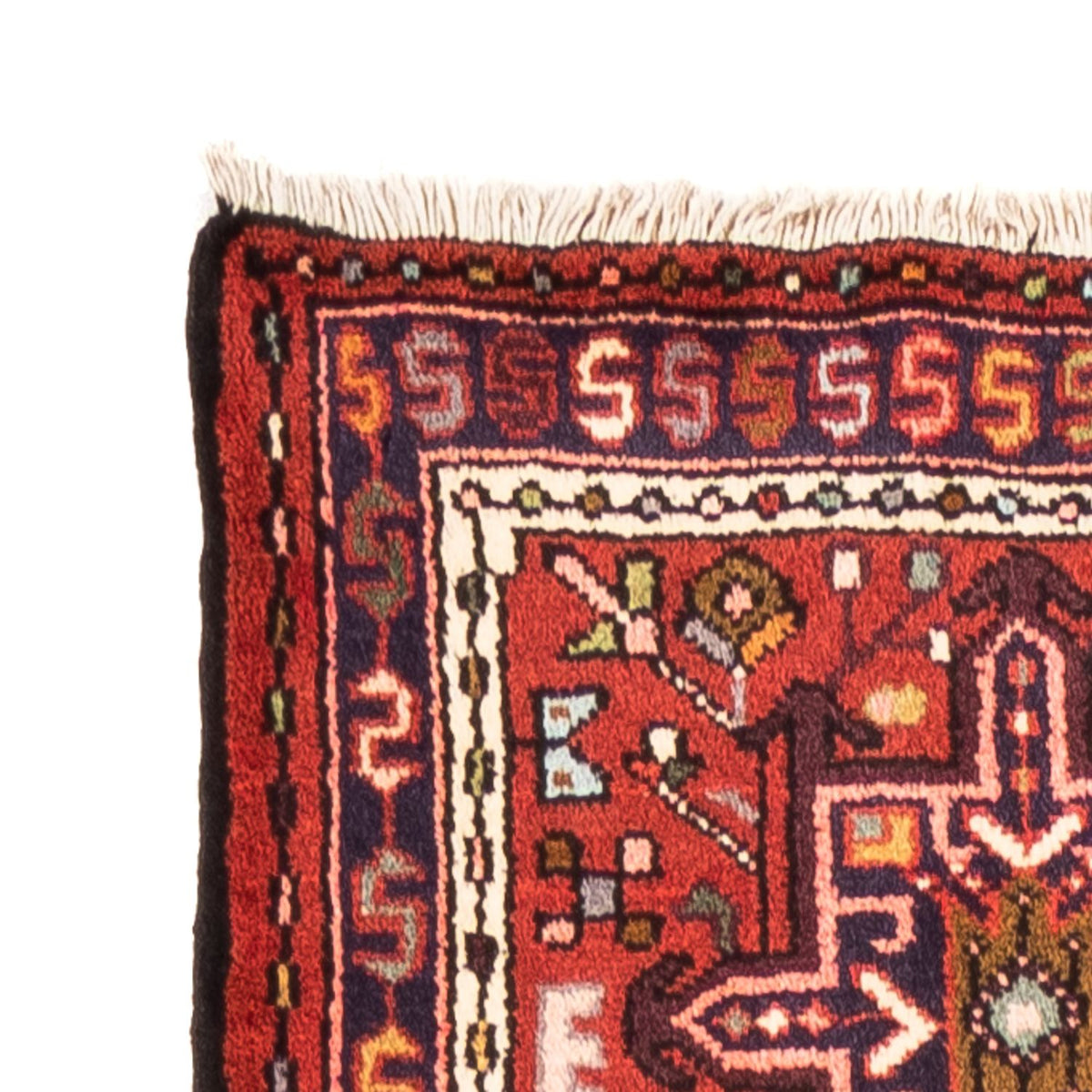 Tapis de couloir Tapis persan - Nomadic - 285 x 70 cm - rouge