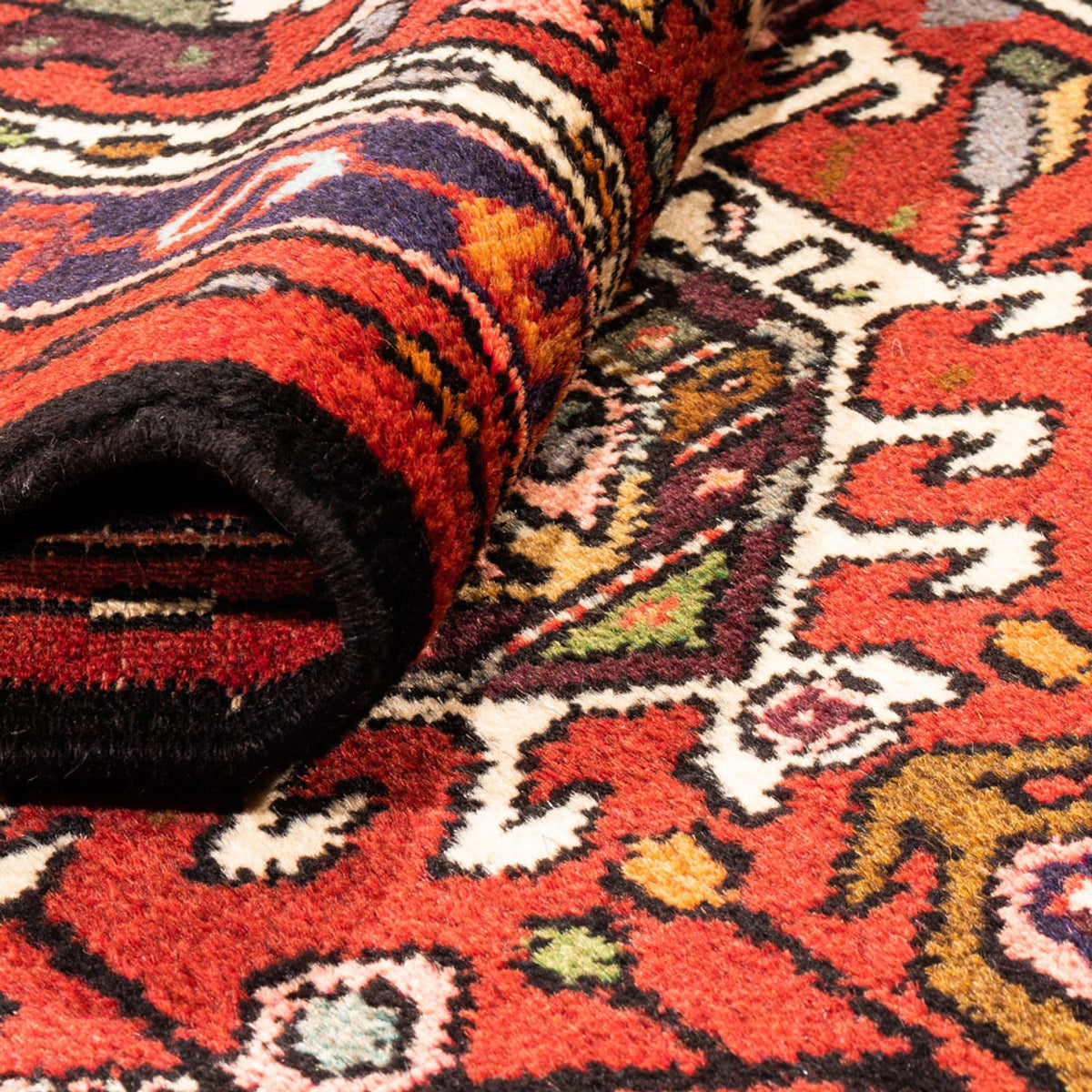 Tapis de couloir Tapis persan - Nomadic - 285 x 70 cm - rouge