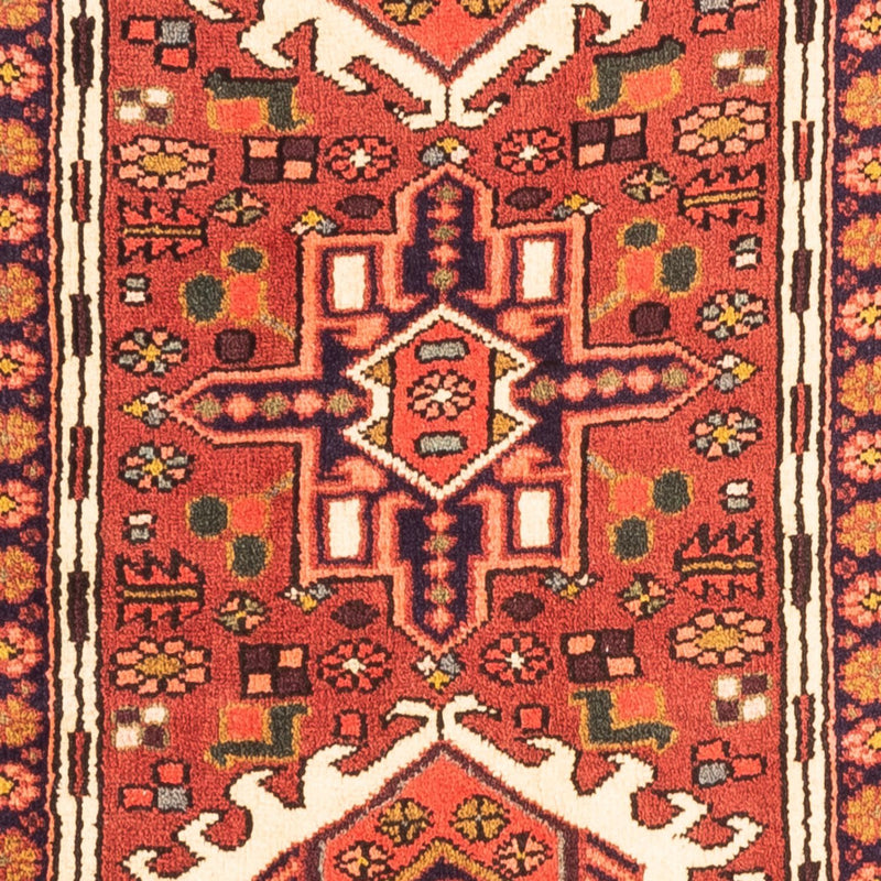 Tapis de couloir Tapis persan - Nomadic - 287 x 71 cm - rouge