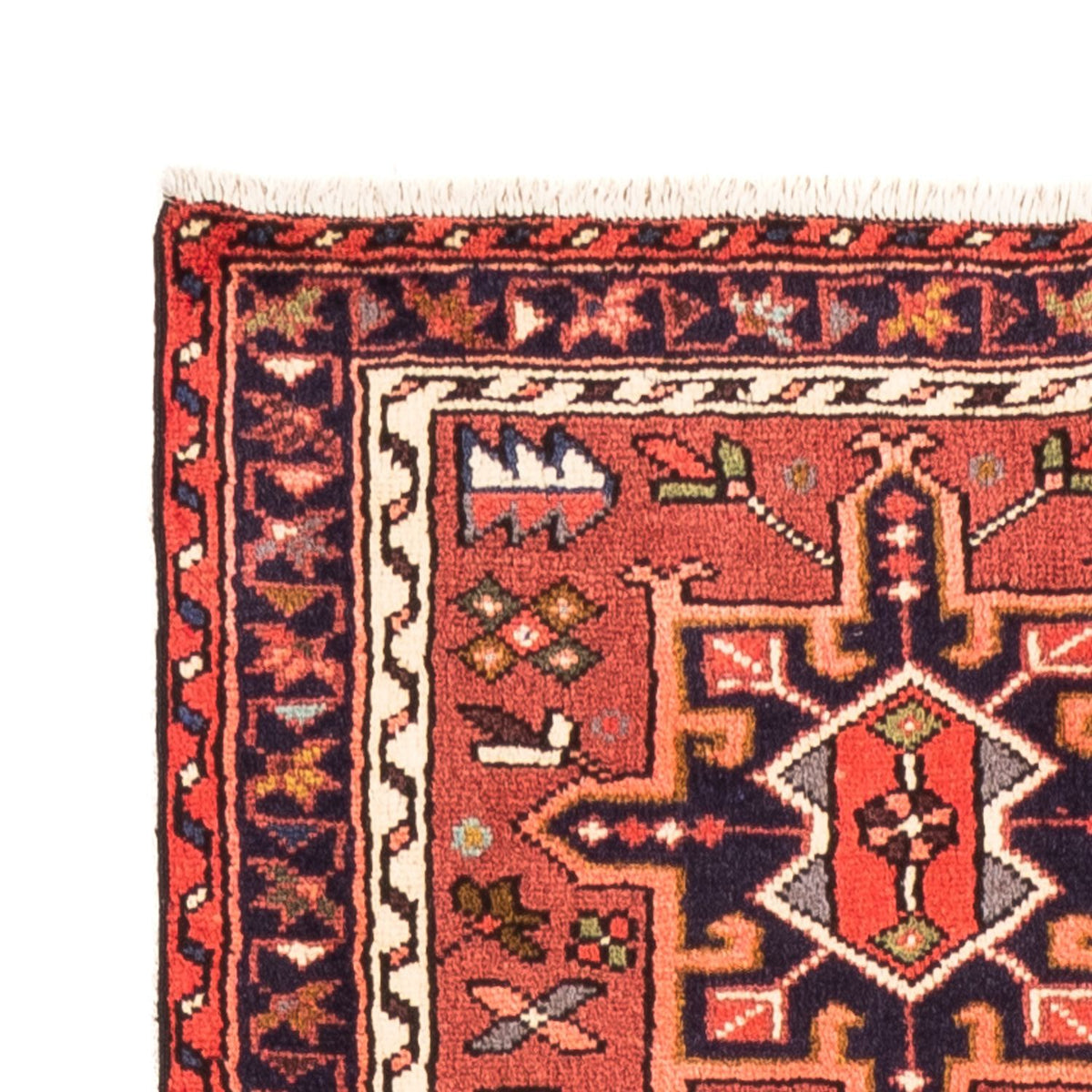 Tapis de couloir Tapis persan - Nomadic - 288 x 66 cm - rouge
