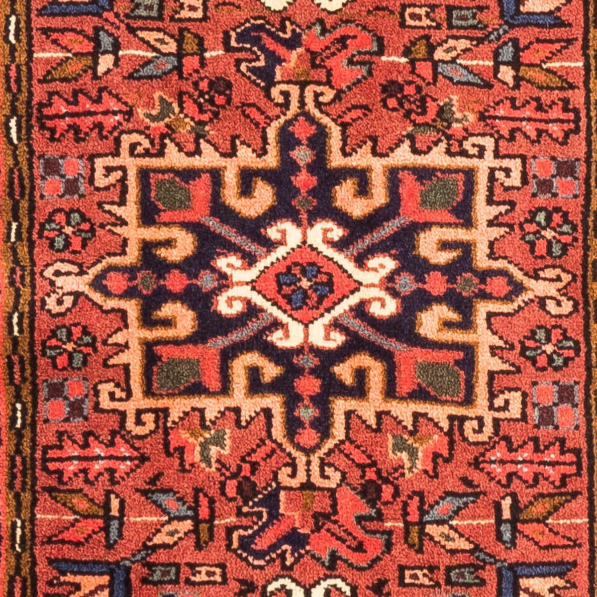 Tapis de couloir Tapis persan - Nomadic - 285 x 66 cm - rouge