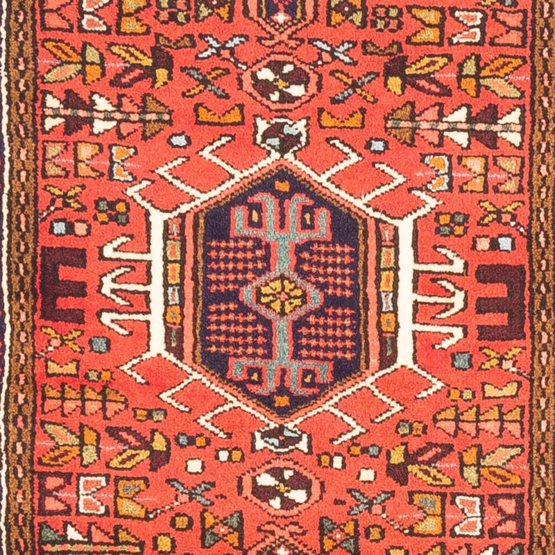 Tapis de couloir Tapis persan - Nomadic - 288 x 75 cm - rouge