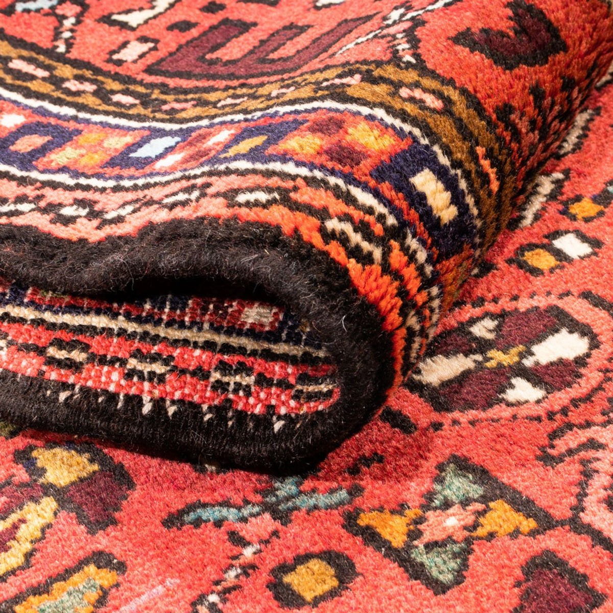 Tapis de couloir Tapis persan - Nomadic - 288 x 75 cm - rouge