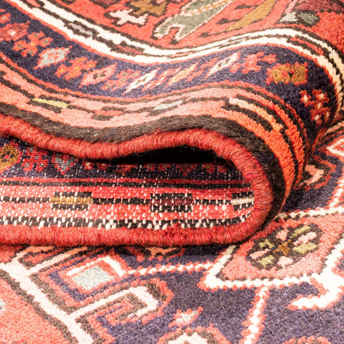 Tapis de couloir Tapis persan - Nomadic - 277 x 71 cm - rouge