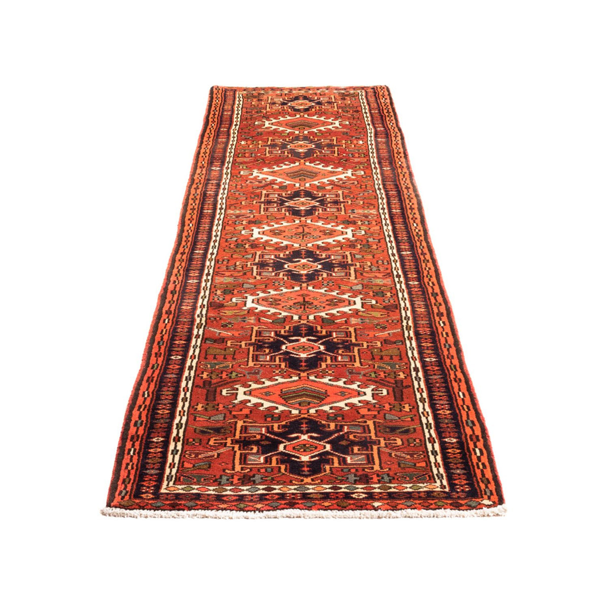 Tapis de couloir Tapis persan - Nomadic - 277 x 71 cm - rouge