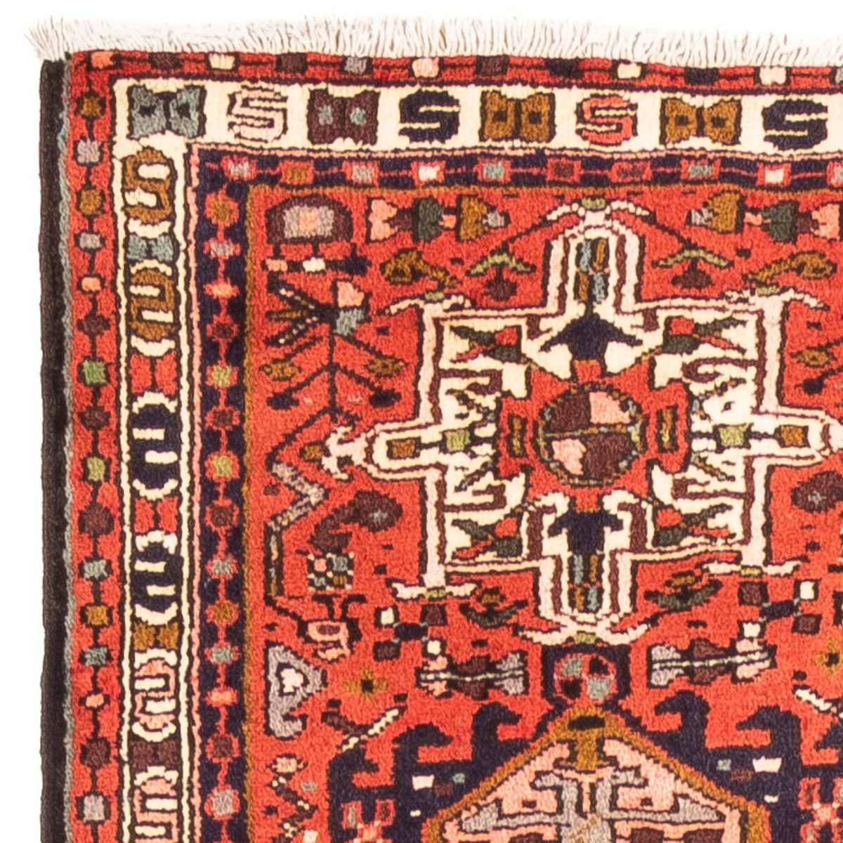 Tapis de couloir Tapis persan - Nomadic - 291 x 72 cm - rouge