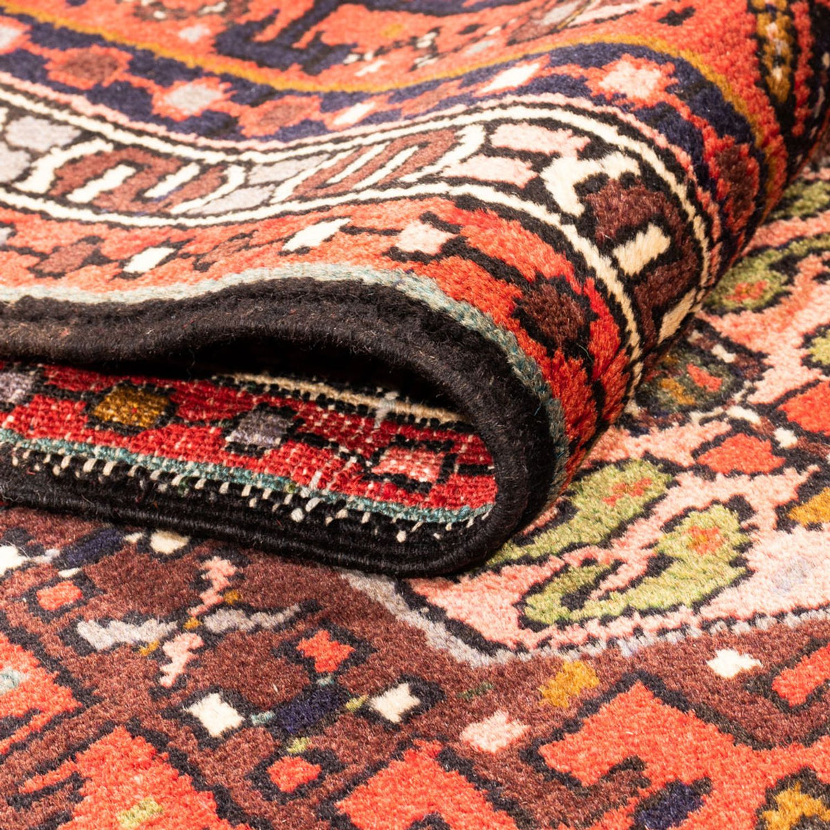 Tapis de couloir Tapis persan - Nomadic - 291 x 72 cm - rouge