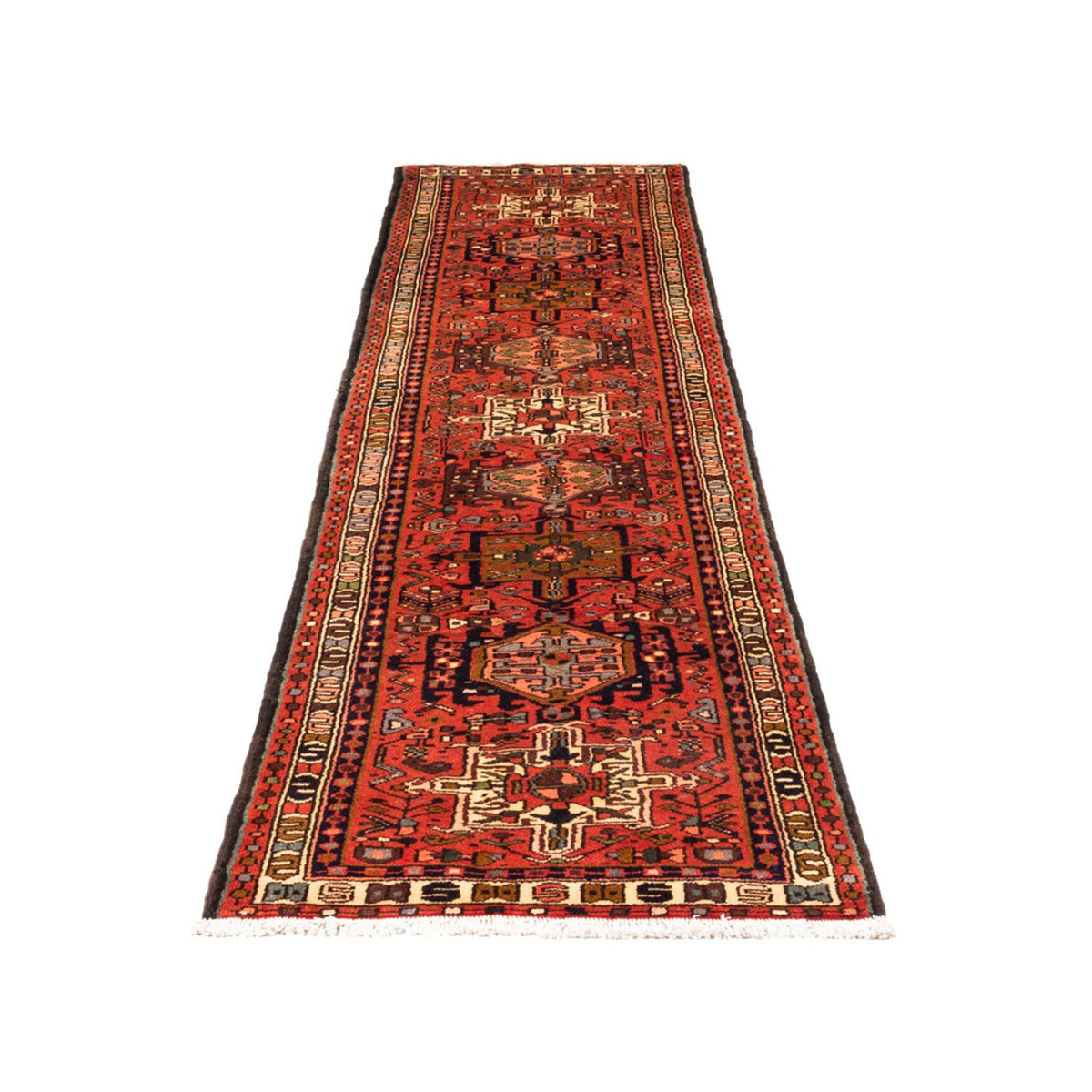 Tapis de couloir Tapis persan - Nomadic - 291 x 72 cm - rouge