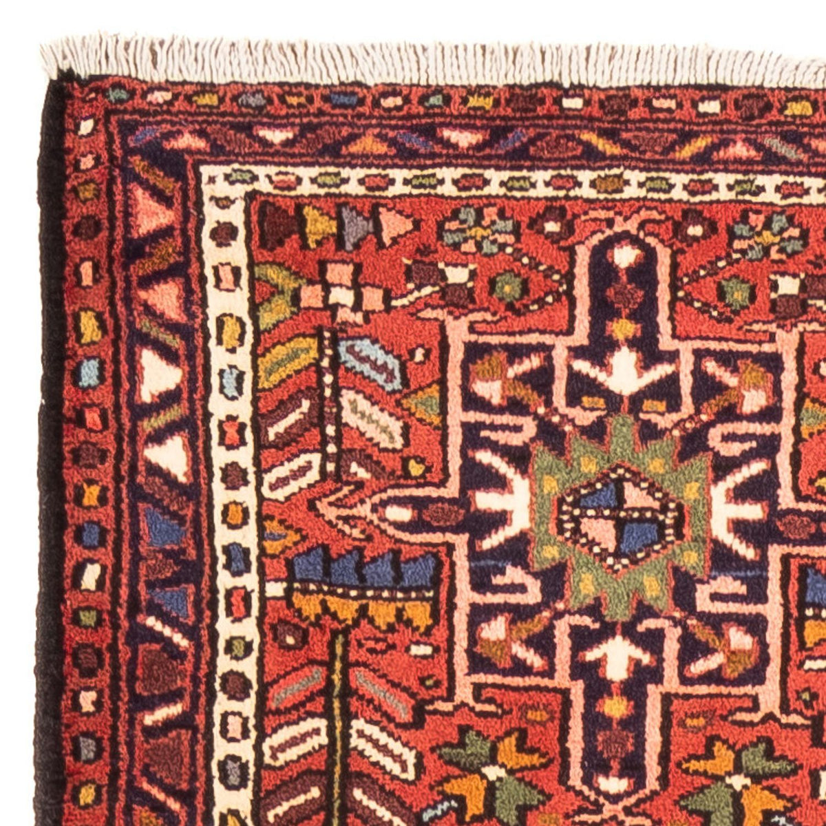 Tapis de couloir Tapis persan - Nomadic - 302 x 71 cm - rouge