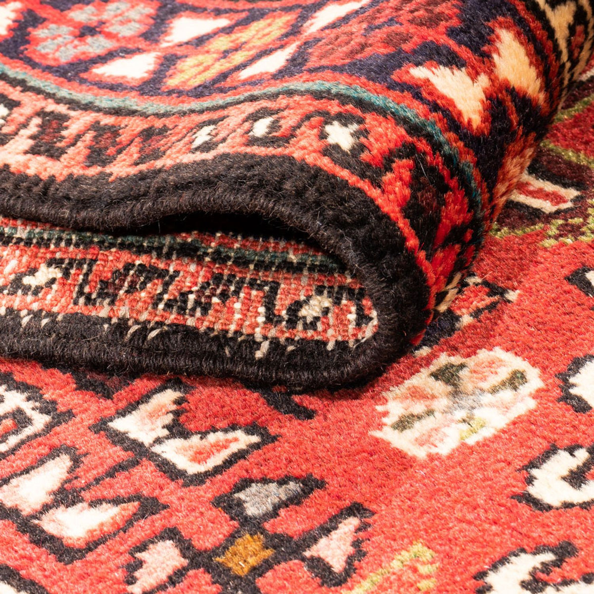 Tapis de couloir Tapis persan - Nomadic - 285 x 72 cm - rouge