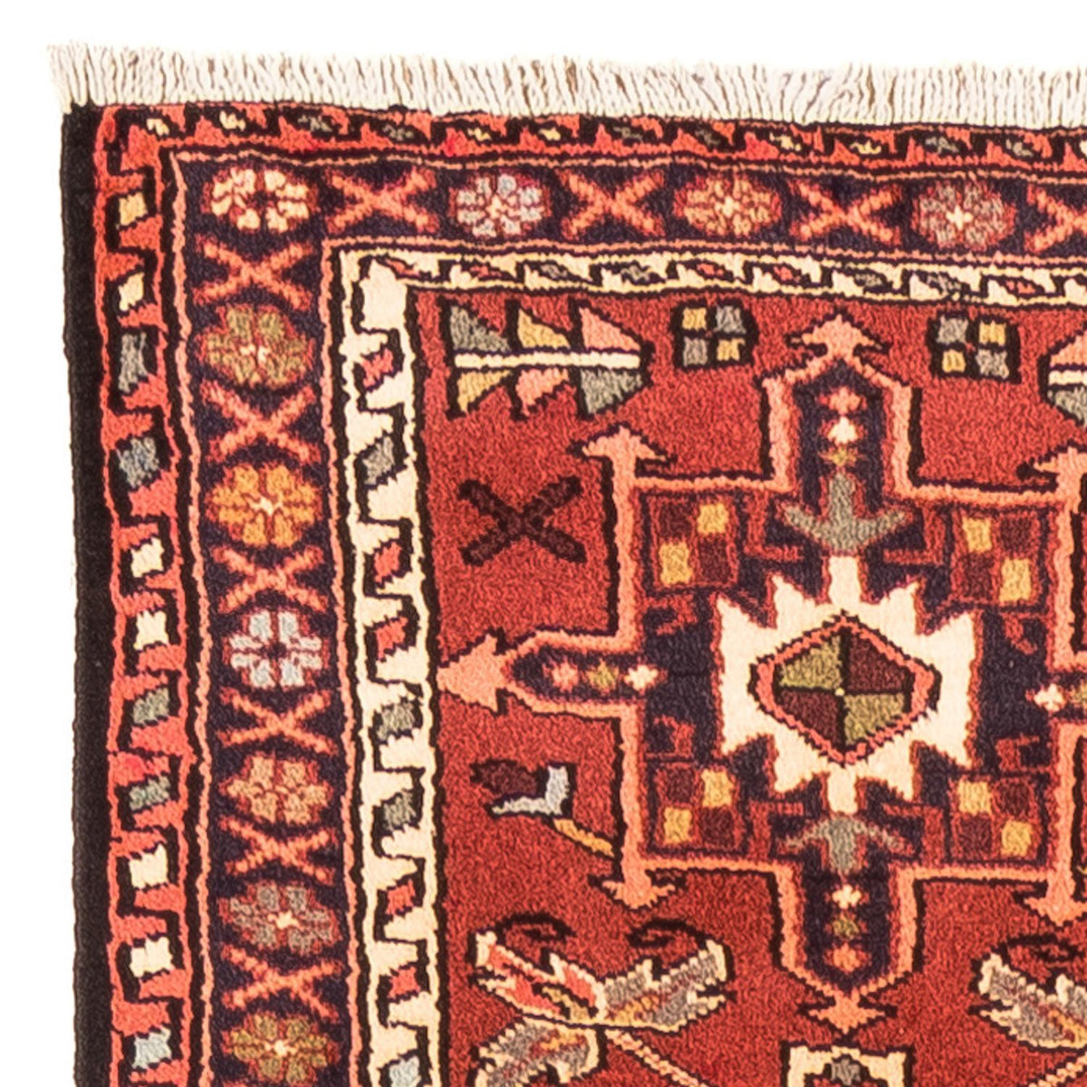 Tapis de couloir Tapis persan - Nomadic - 278 x 66 cm - rouge