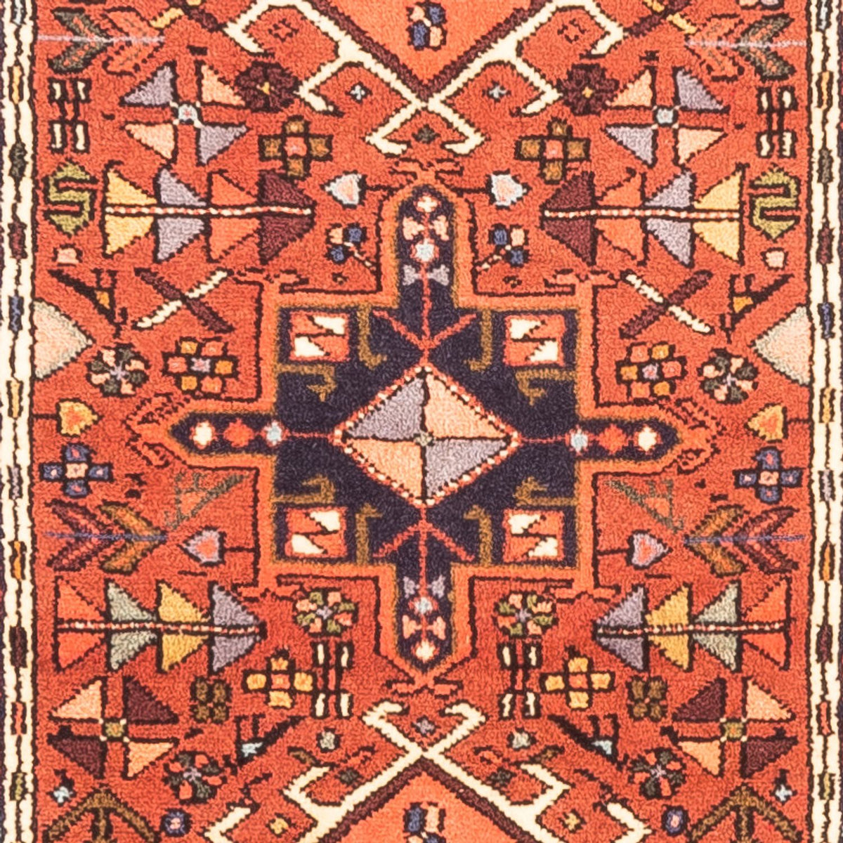 Tapis de couloir Tapis persan - Nomadic - 314 x 70 cm - rouge