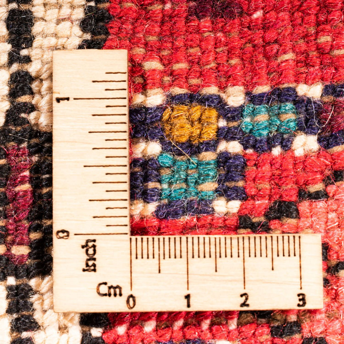 Tapis de couloir Tapis persan - Nomadic - 274 x 68 cm - rouge