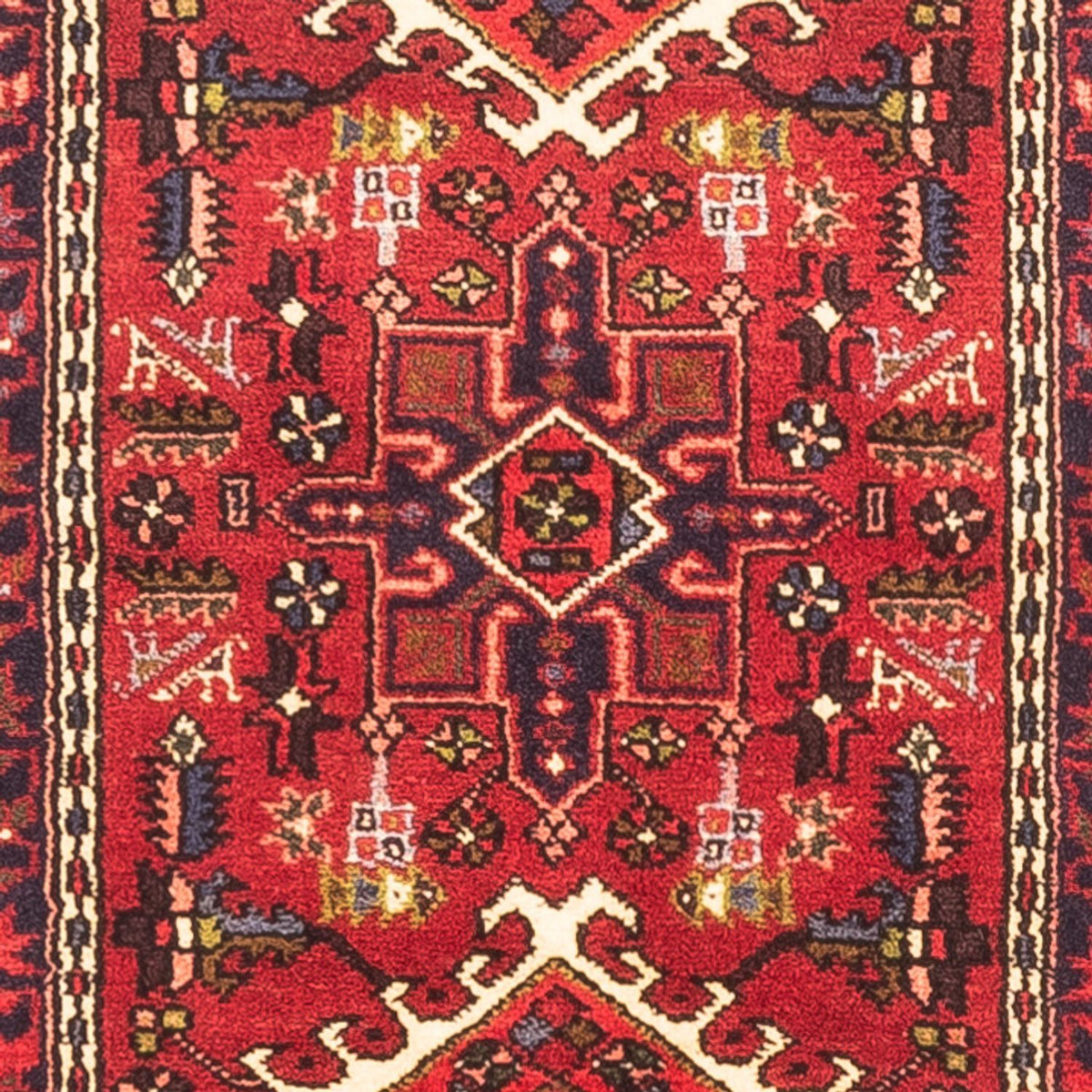 Tapis de couloir Tapis persan - Nomadic - 294 x 62 cm - rouge