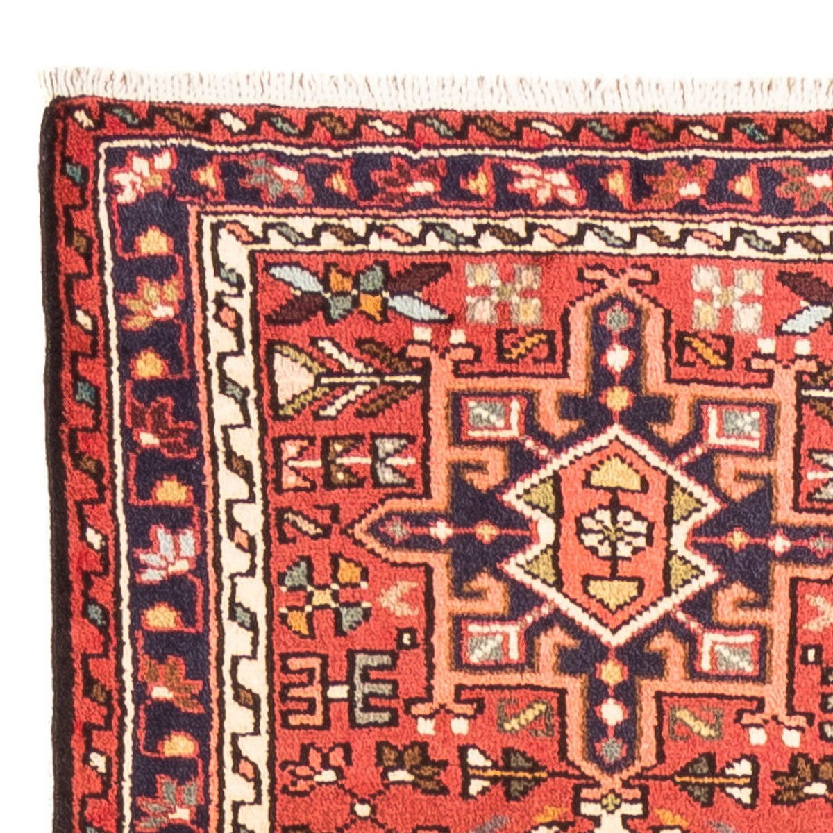 Tapis de couloir Tapis persan - Nomadic - 285 x 67 cm - rouge