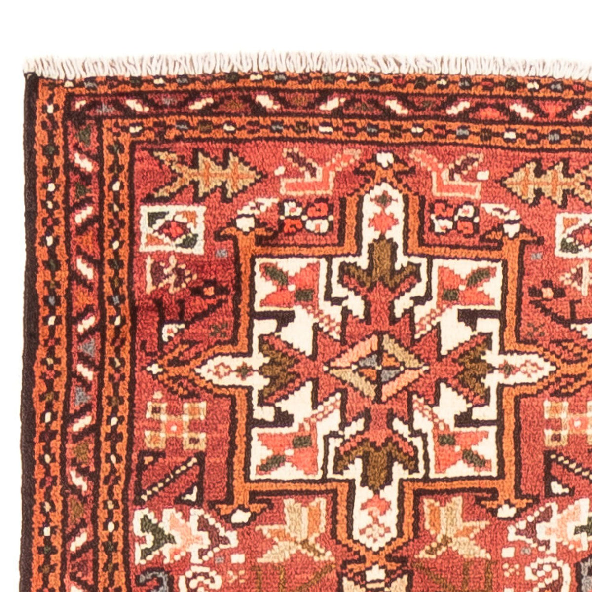 Tapis de couloir Tapis persan - Nomadic - 280 x 61 cm - rouge