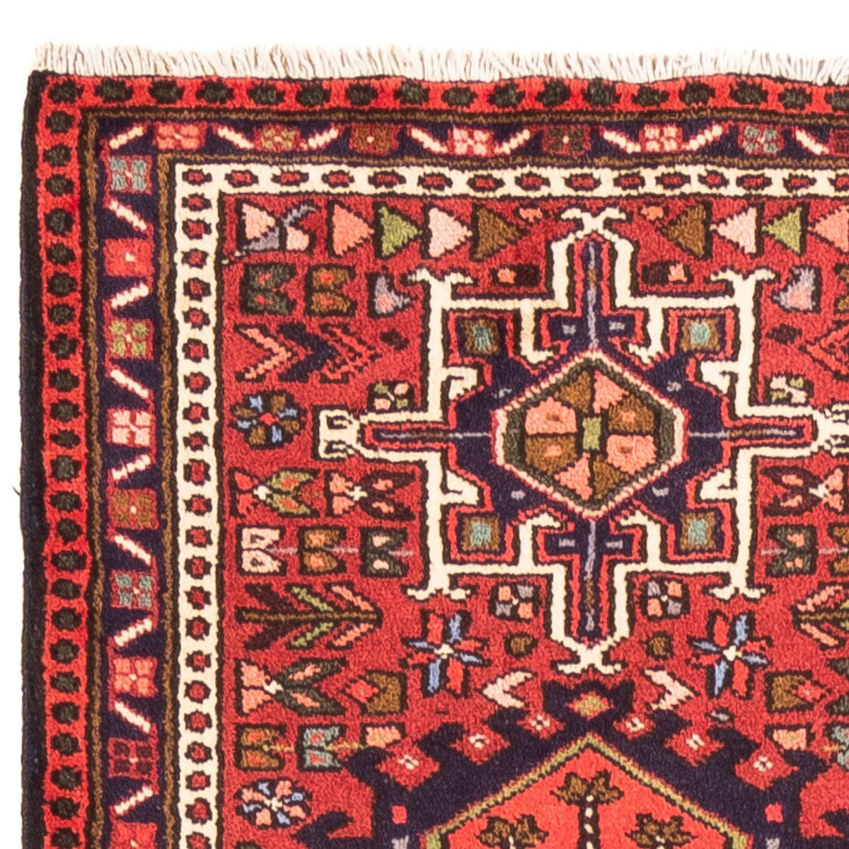 Tapis de couloir Tapis persan - Nomadic - 286 x 70 cm - rouge
