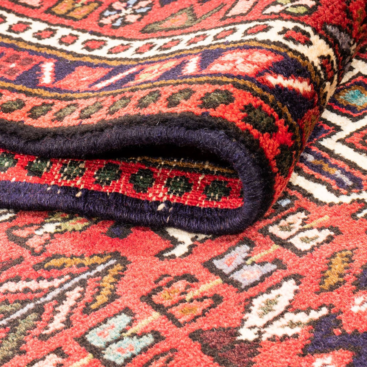 Tapis de couloir Tapis persan - Nomadic - 286 x 70 cm - rouge