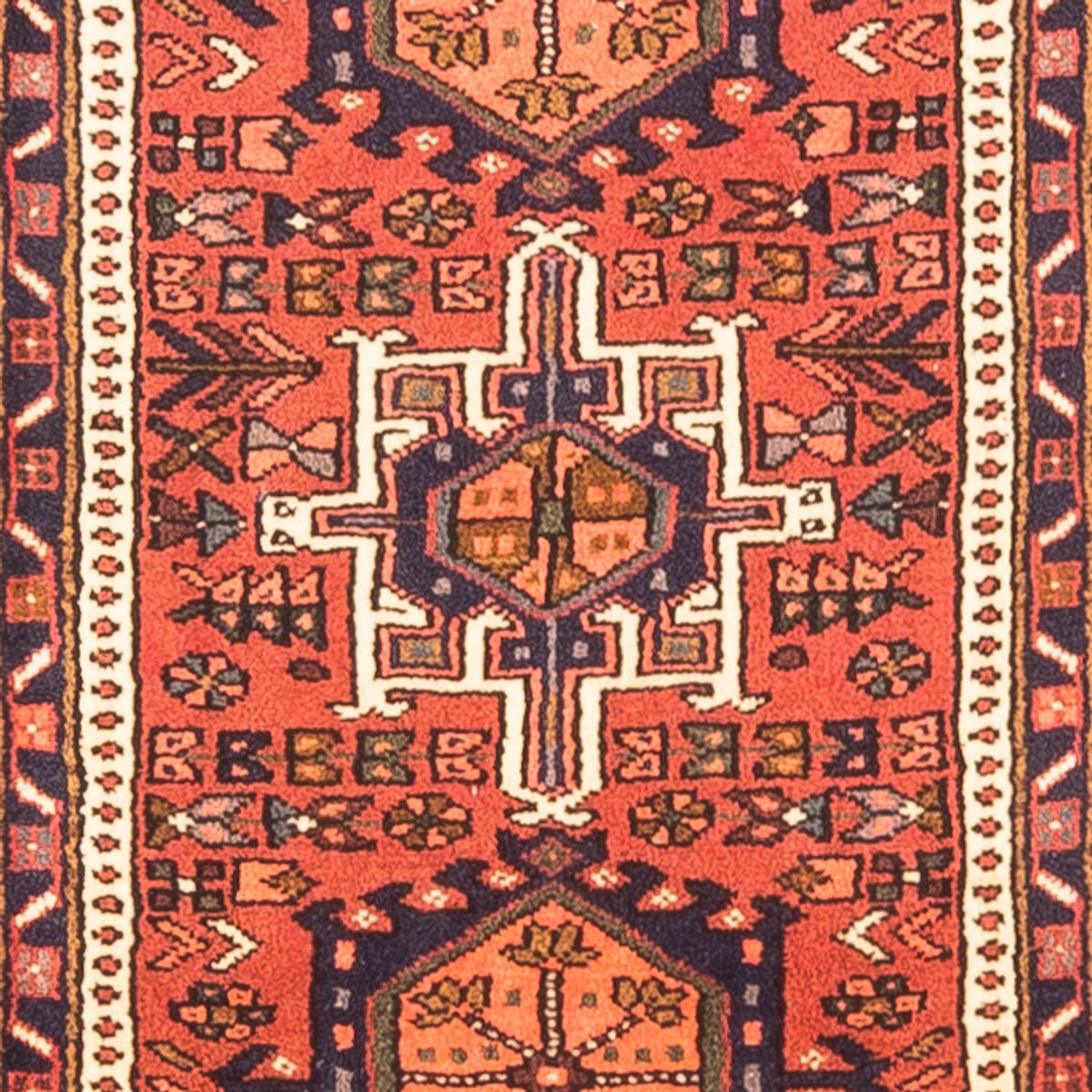 Tapis de couloir Tapis persan - Nomadic - 313 x 73 cm - rouge
