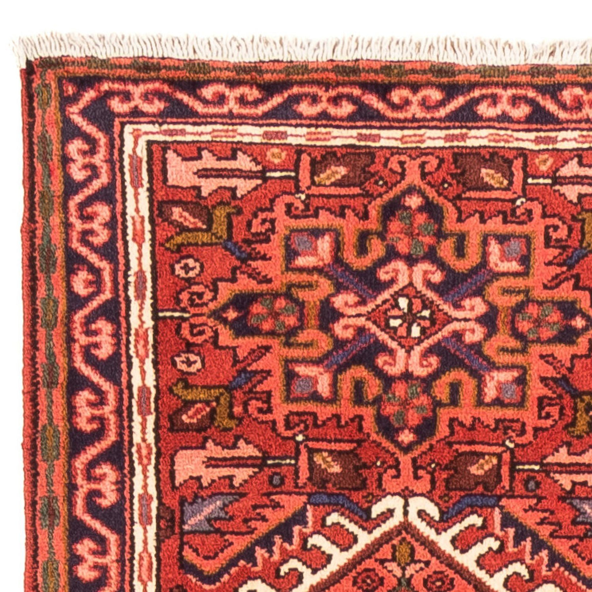 Tapis de couloir Tapis persan - Nomadic - 285 x 65 cm - rouge
