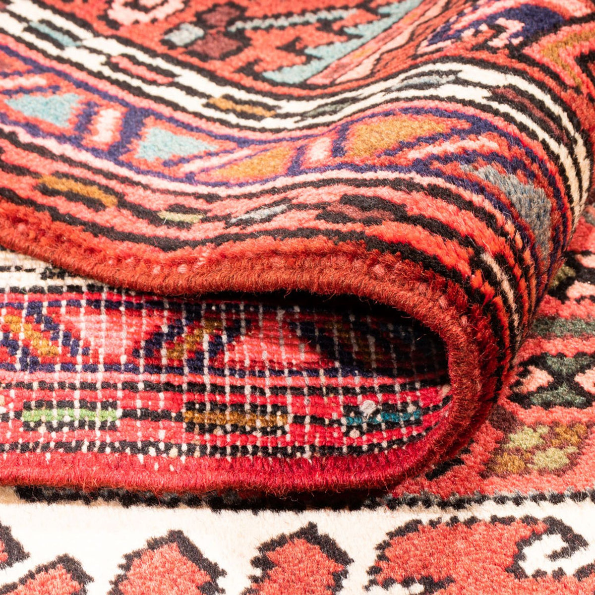 Tapis de couloir Tapis persan - Nomadic - 284 x 70 cm - rouge