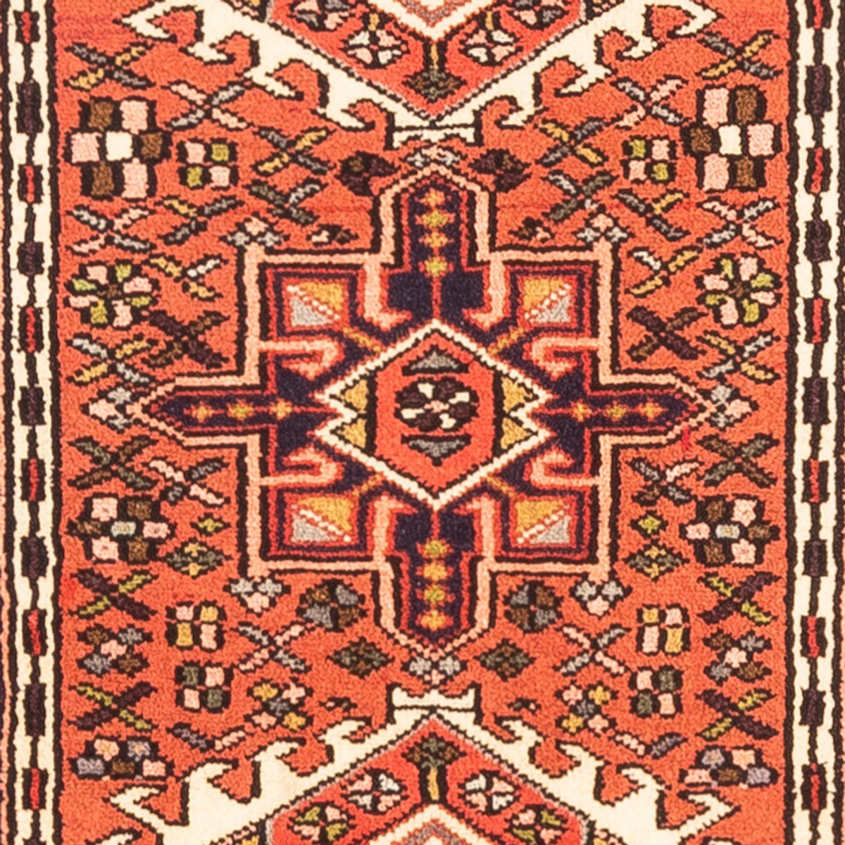 Tapis de couloir Tapis persan - Nomadic - 281 x 68 cm - rouge