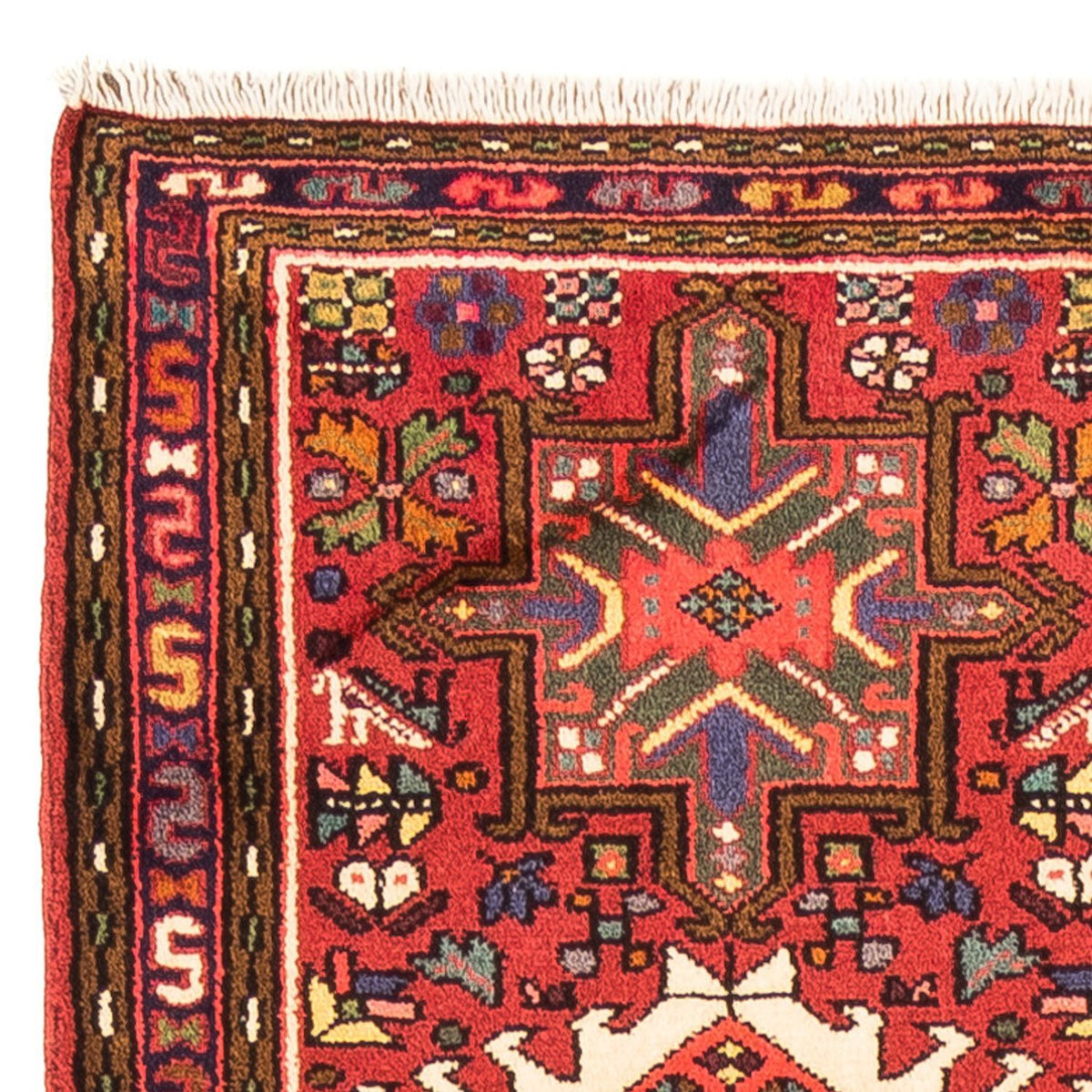 Tapis de couloir Tapis persan - Nomadic - 278 x 67 cm - rouge