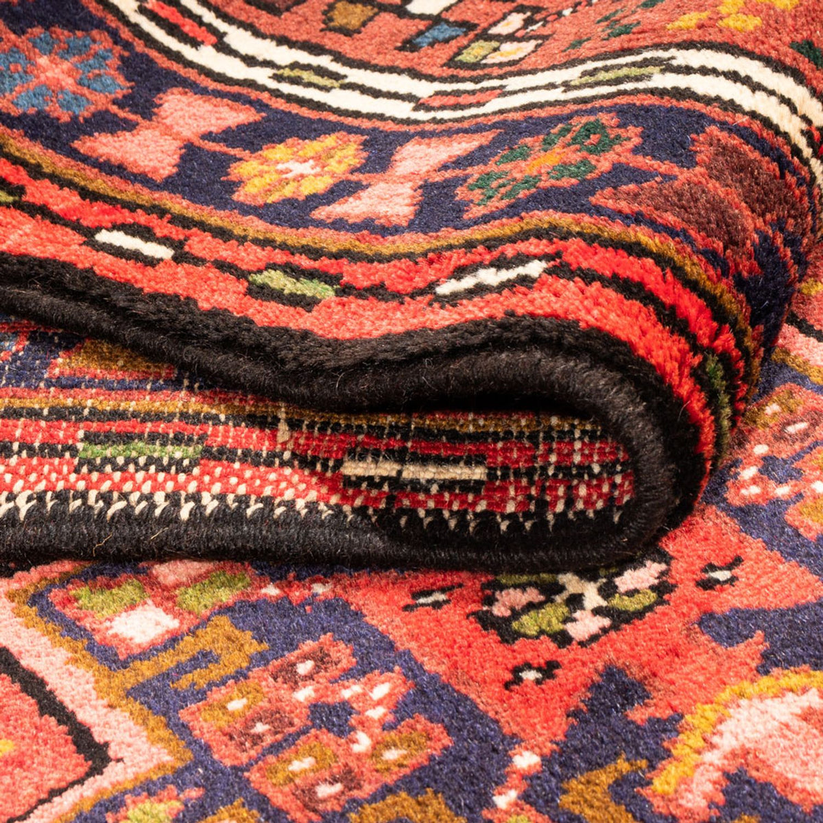 Tapis de couloir Tapis persan - Nomadic - 295 x 72 cm - rouge