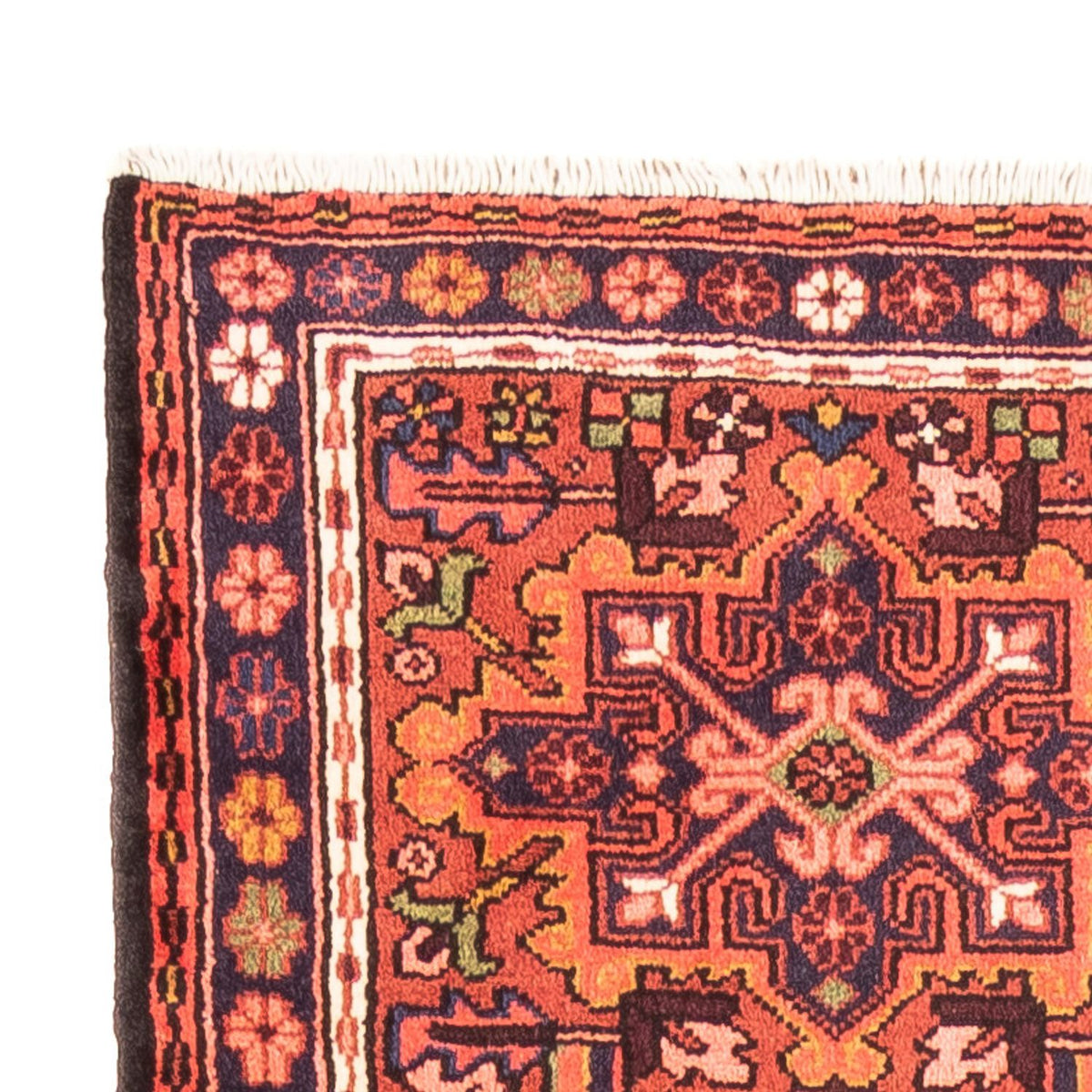 Tapis de couloir Tapis persan - Nomadic - 294 x 70 cm - rouge