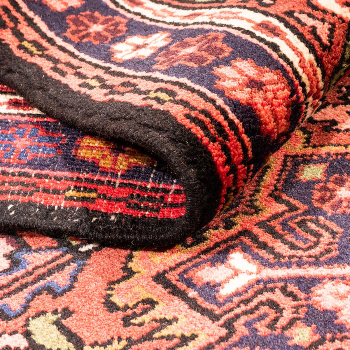 Tapis de couloir Tapis persan - Nomadic - 294 x 70 cm - rouge