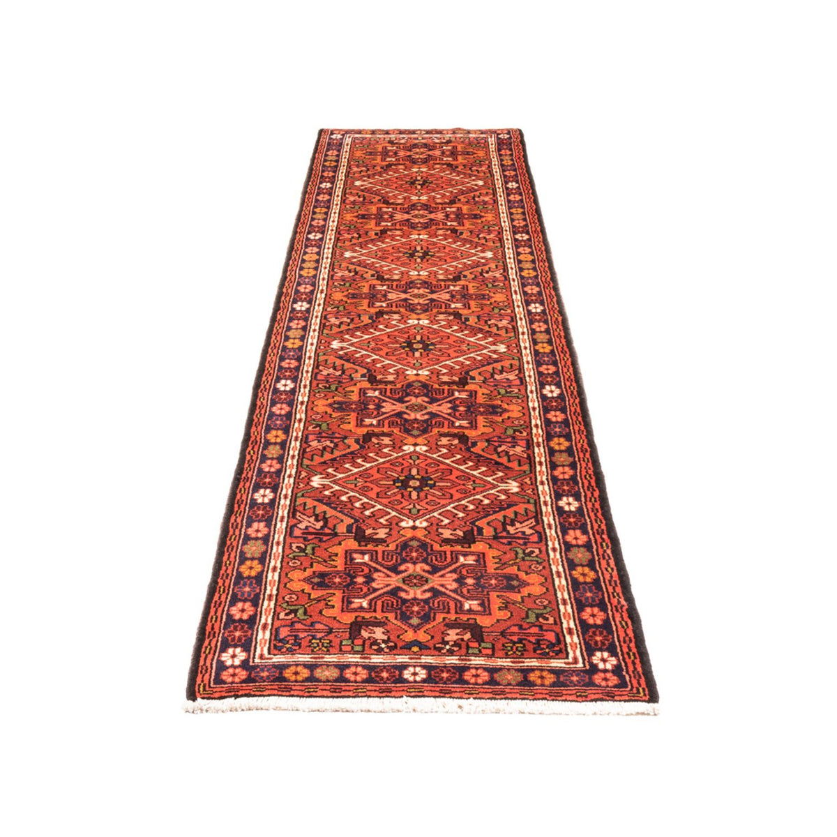 Tapis de couloir Tapis persan - Nomadic - 294 x 70 cm - rouge