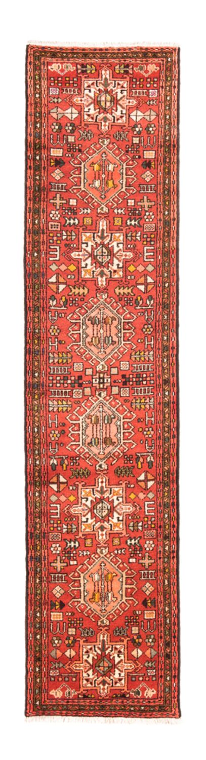 Tapis de couloir Tapis persan - Nomadic - 275 x 62 cm - rouge