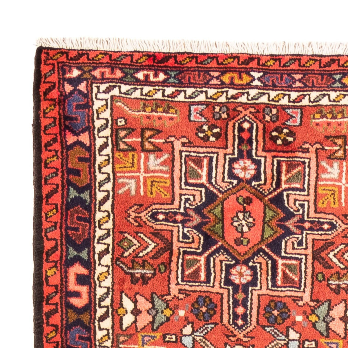 Tapis de couloir Tapis persan - Nomadic - 282 x 74 cm - rouge