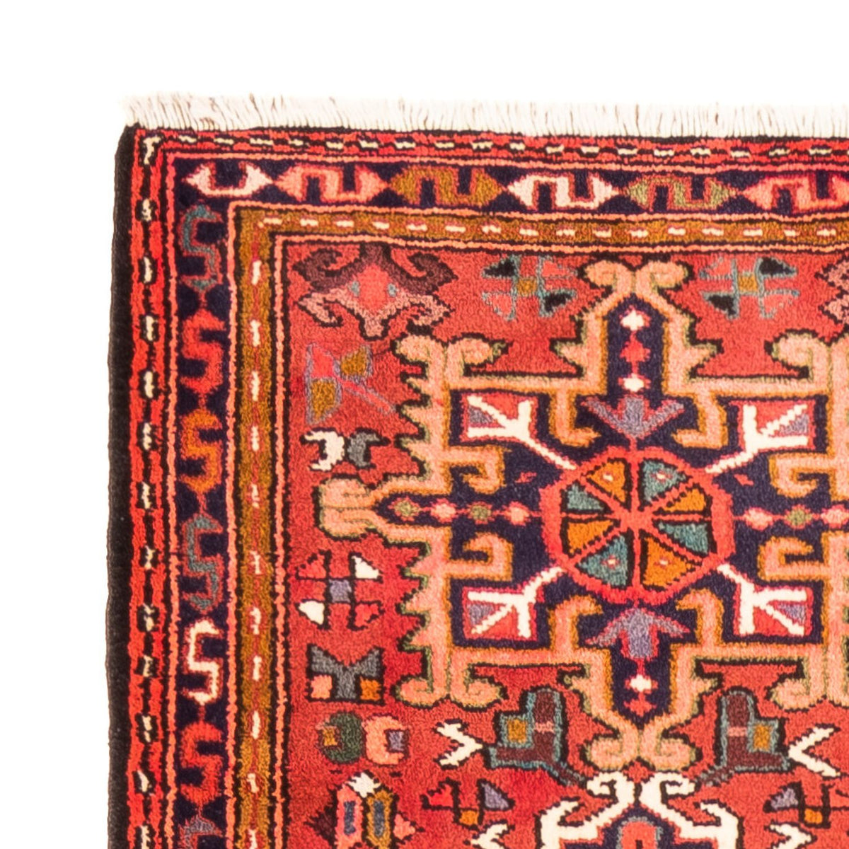 Tapis de couloir Tapis persan - Nomadic - 290 x 77 cm - rouge