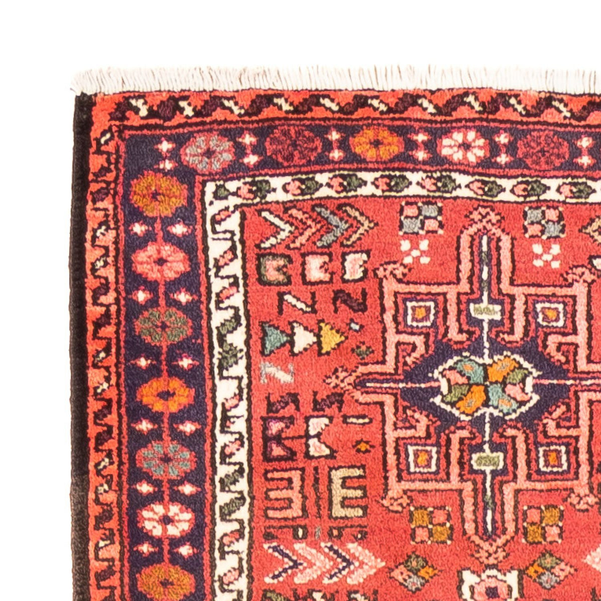 Tapis de couloir Tapis persan - Nomadic - 284 x 72 cm - rouge