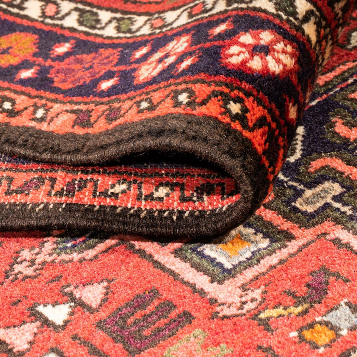 Tapis de couloir Tapis persan - Nomadic - 284 x 72 cm - rouge