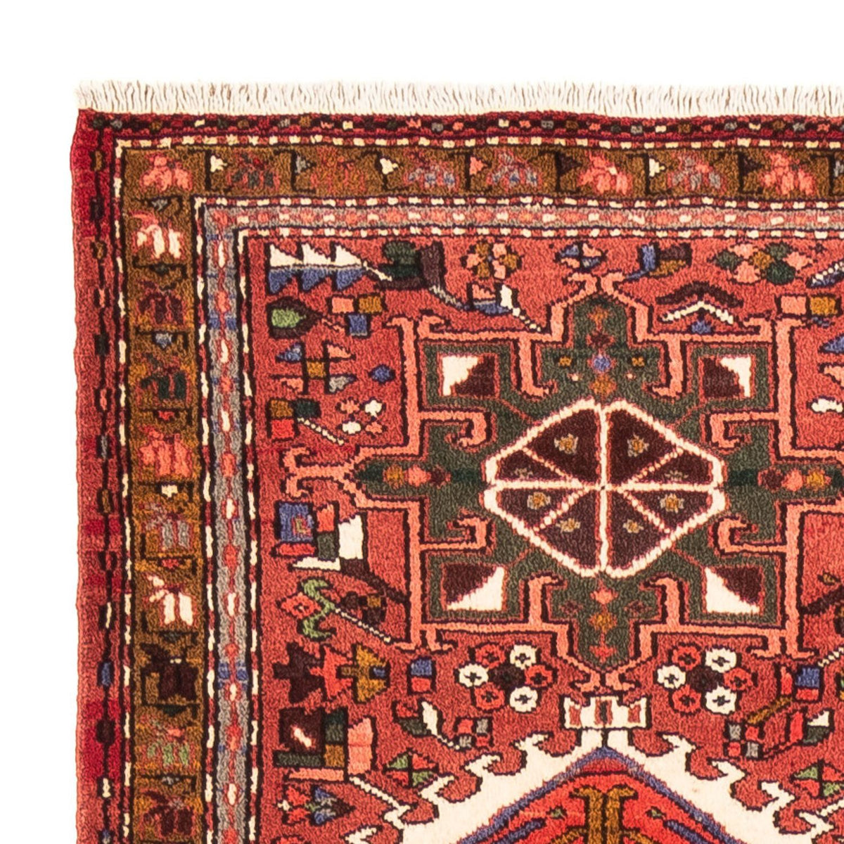 Tapis de couloir Tapis persan - Nomadic - 292 x 78 cm - rouge