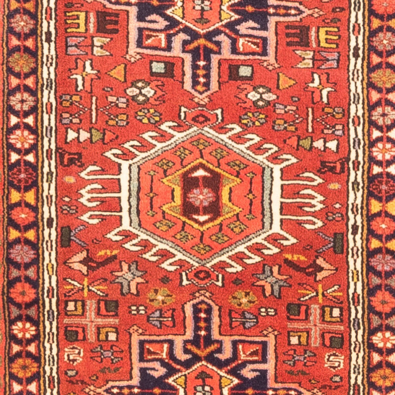 Tapis de couloir Tapis persan - Nomadic - 394 x 80 cm - rouge