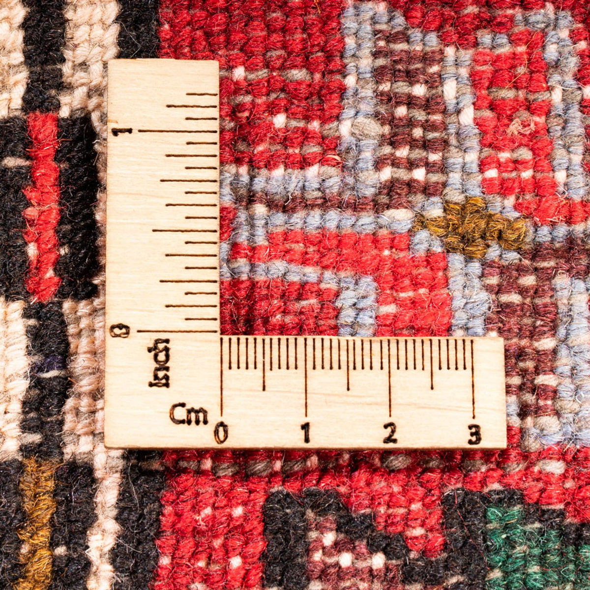 Tapis de couloir Tapis persan - Nomadic - 380 x 74 cm - rouge