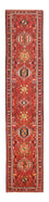 Tapis de couloir Tapis persan - Nomadic - 374 x 76 cm - rouge