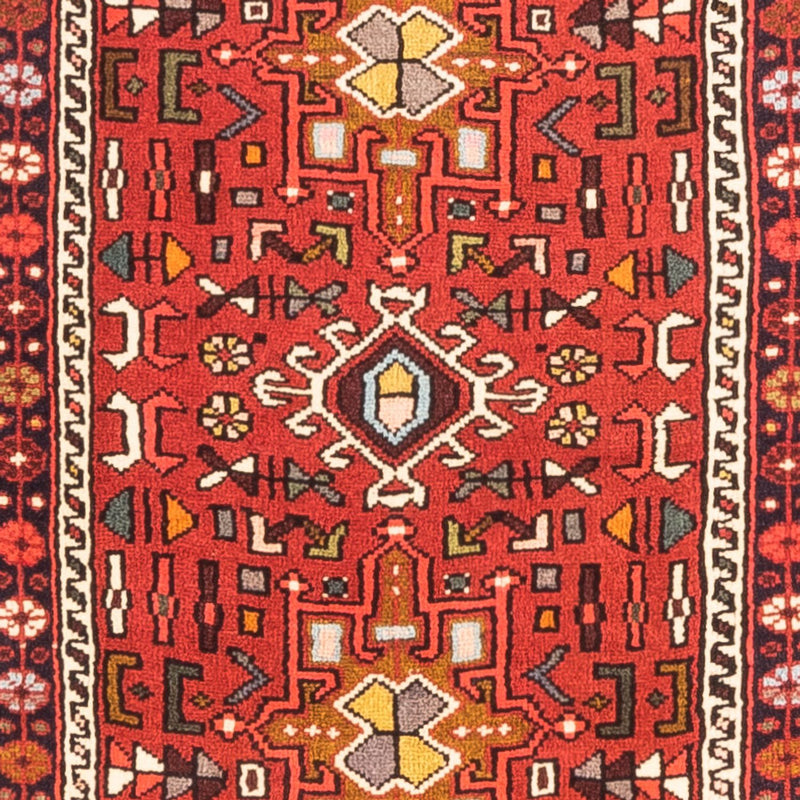 Tapis de couloir Tapis persan - Nomadic - 374 x 76 cm - rouge