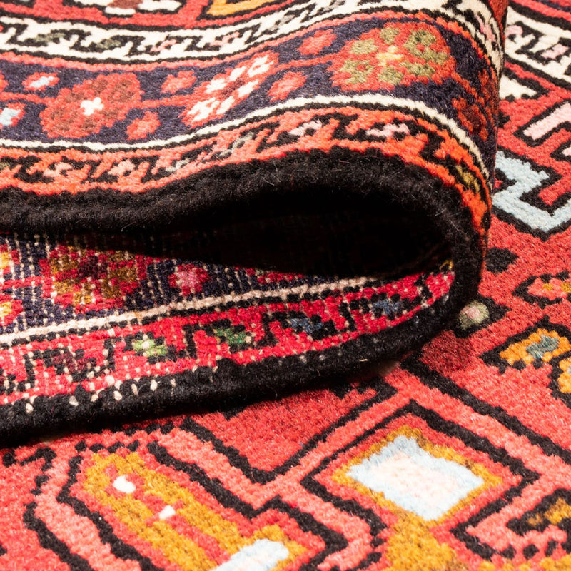 Tapis de couloir Tapis persan - Nomadic - 374 x 76 cm - rouge