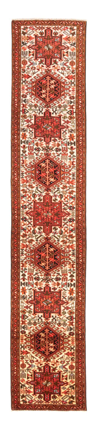 Tapis de couloir Tapis persan - Nomadic - 383 x 71 cm - rouge