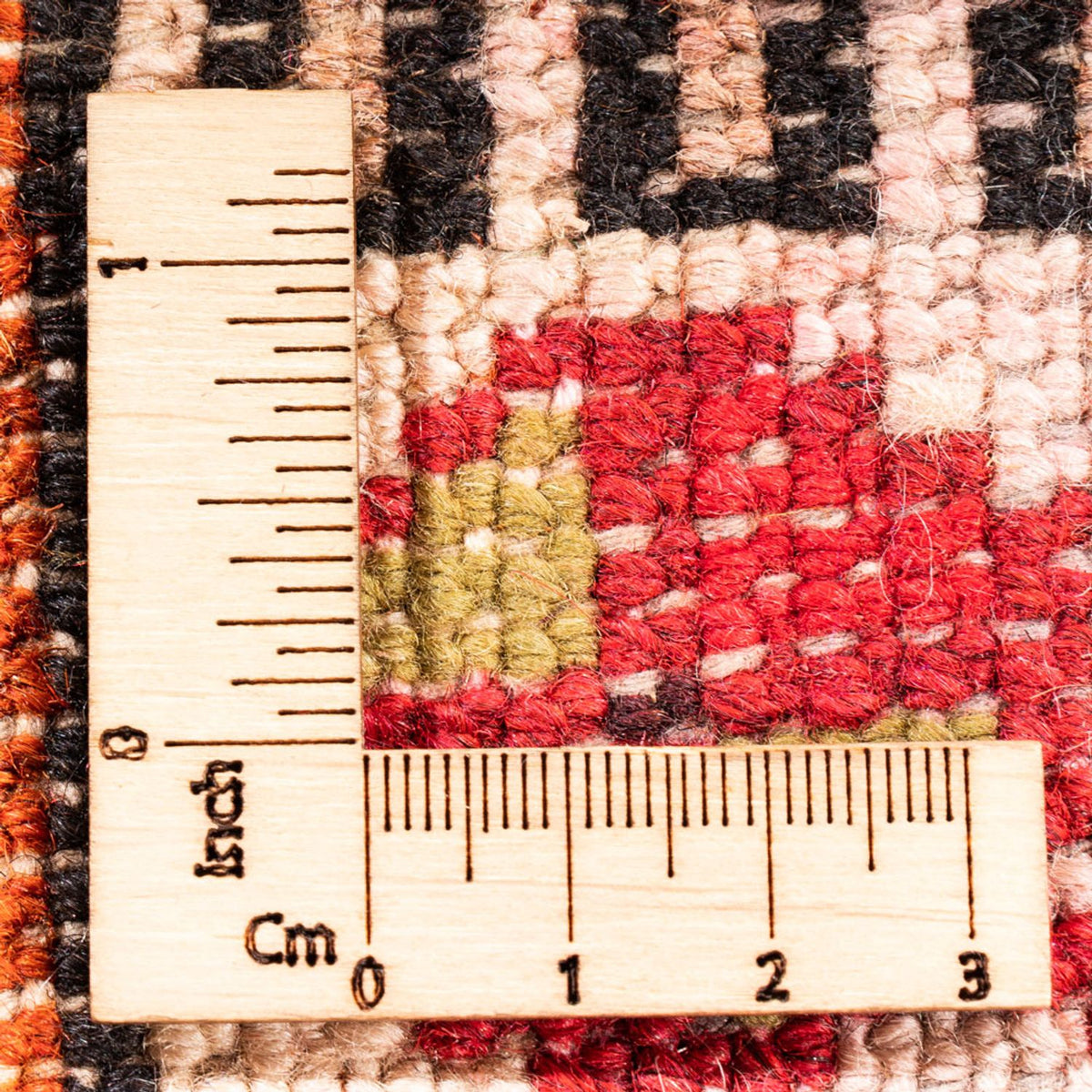 Tapis de couloir Tapis persan - Nomadic - 383 x 71 cm - rouge